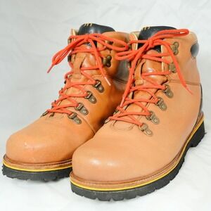 Samuel Hubbard Mt Tam Boots Men's Size 12 Brown Leather Hiking Vibram M4200-115